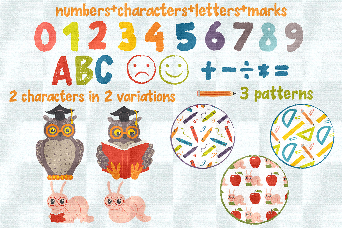 Back to school vector clipart, an Object Graphic by Trinibis (Photo 5 of 7)