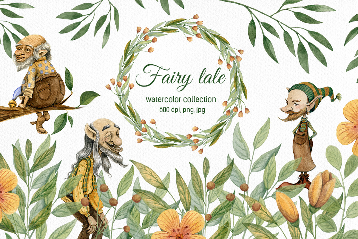 Fairy Tale - watercolor collection, an Illustration by KatsiarynaKa (Photo 1 of 16)
