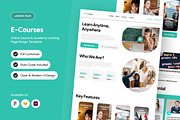 NexaLearn – E-Course Landing Page, a Landing Page Template by productype1 (Thumbnail 1 of 5)
