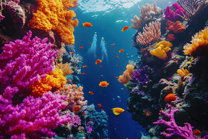 Underwater world bursts with beauty, a Photo by Pavel_design