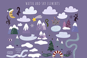 Spooky Christmas Map Creator, a Decorative Illustration by CpSnowy (Thumbnail 7 of 11)