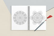 Mandala Coloring Book, a Graphic by MISTstudioDesign (Thumbnail 6 of 8)