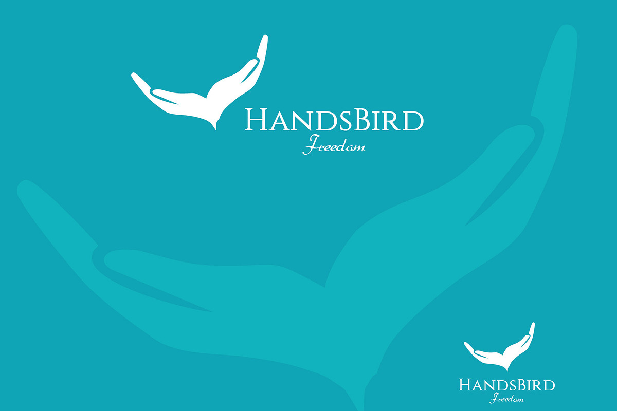 Hands Bird - Logo Template, a Branding & Logo Template by Igor Maric (Photo 2 of 2)