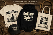 Frontier Outlaw, a Slab Serif Font by Wow Magic (Thumbnail 3 of 5)