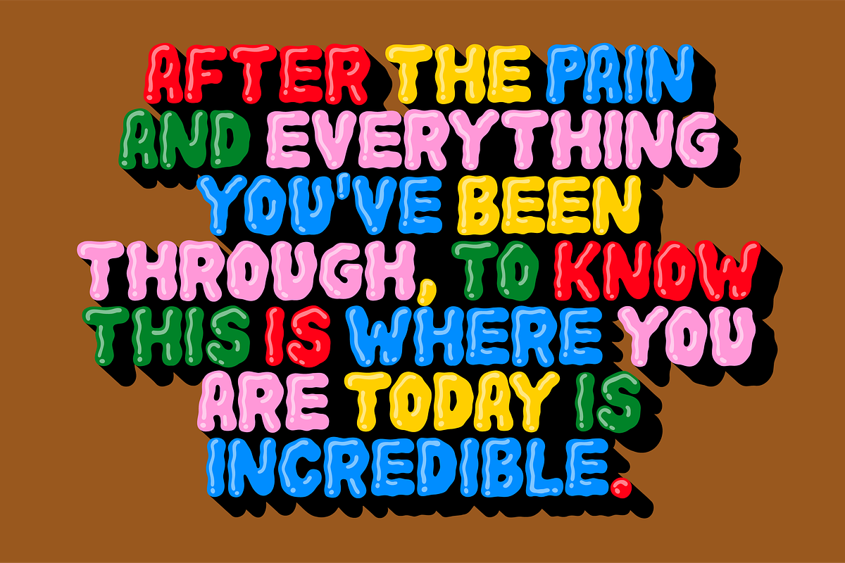 Ooze Out Loud! SVG Color Font, a Handwritten Font by Meg Lewis Fun House (Photo 4 of 11)