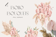 Boho Romance- Floral Set, an Illustration by Grace Noboa Illustrations (Thumbnail 4 of 7)