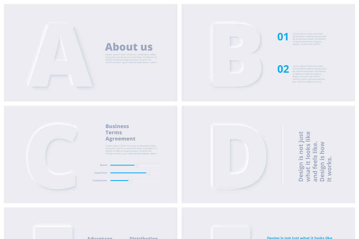 Neumorphic PowePoint Presentation, a Presentation Template by Abert (Photo 12 of 22)