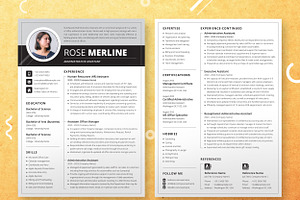 Administrative Resume Word Template