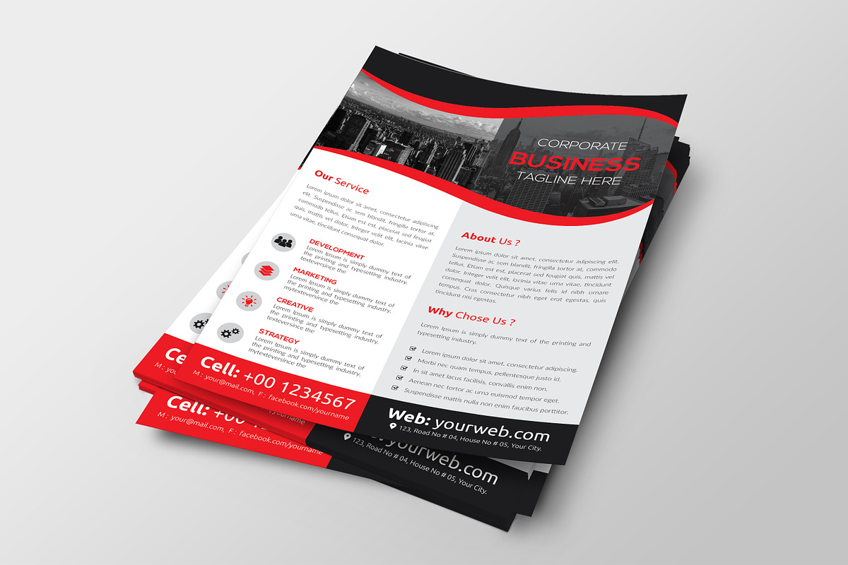 Corporate Business Flyer, a Flyer Template by themexriver (Photo 2 of 2)
