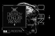 Clandestine, a Font by Hydro74 (Thumbnail 3 of 4)