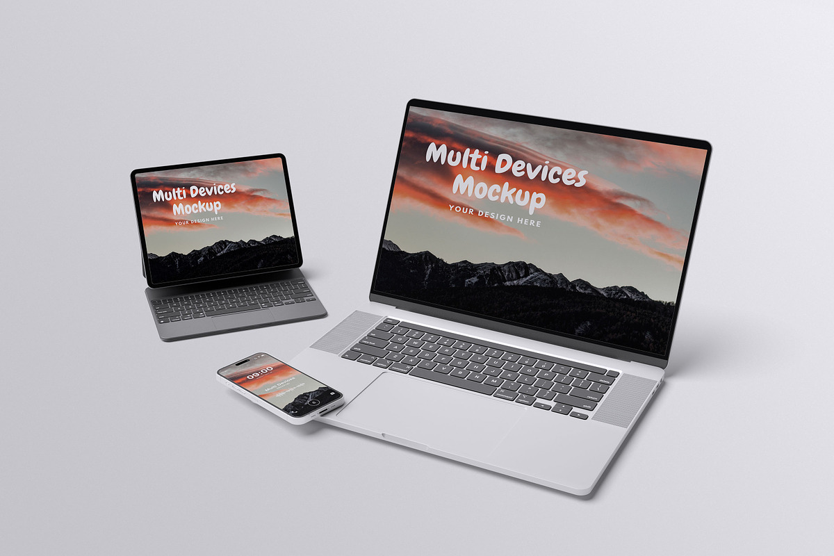 Multi Device Mockup, a Wearable Device Mockup by xavier_studio (Photo 4 of 5)