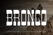 Bronco - Vintage Western Cowboy Font, a Slab Serif Font by OWPictures (Thumbnail 1 of 10)