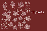 Lace seamless patterns, cliparts., a Pattern Graphic by Ajuga (Thumbnail 4 of 8)