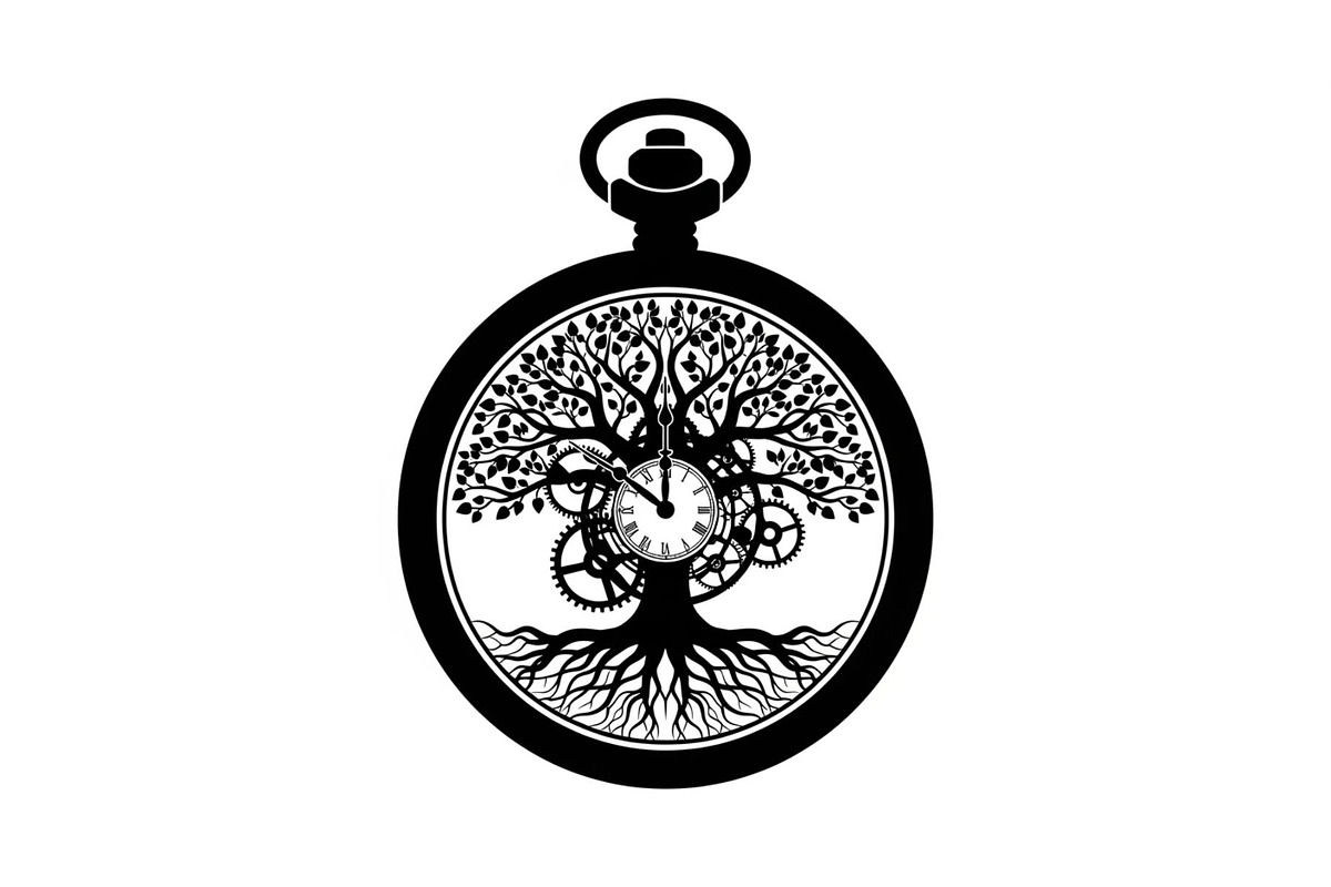 Steampunk Tree of Life Symbol Bundle, an Illustration by yasushie (Photo 2 of 31)