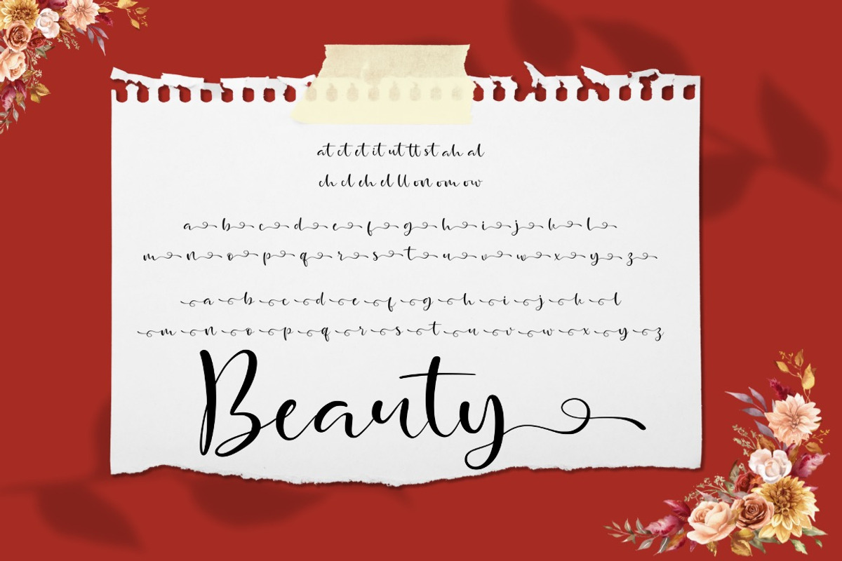 Pavethiq - Fancy Script Font, a Script Font by Dhabee (Photo 4 of 15)