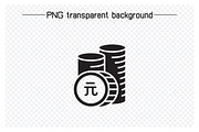 RMB Yuan Money Icons Set, a Solid Icon by Designfour (Thumbnail 3 of 7)