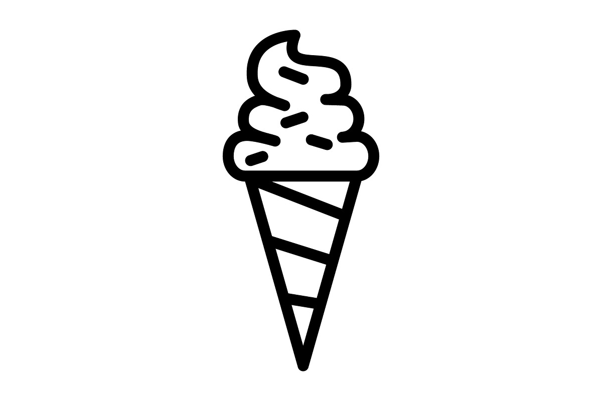 Ice Cream icon, an Outline Icon by Sumberpangan (Photo 4 of 7)