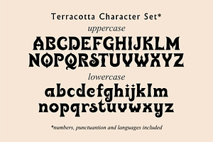 Terra Cotta - Bohemian Display Font