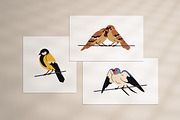 Different birds sitting on wires set, an Animal Illustration by Good Studio (Thumbnail 5 of 5)