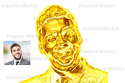 Gold Statue Photoshop Action, an Action Add-On by Studio Retouch (Thumbnail 10 of 10)