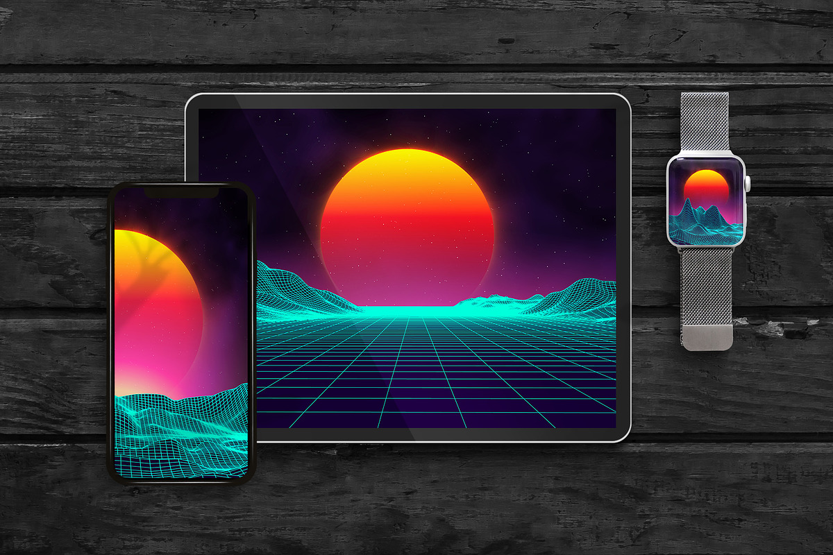 Aeternum - Retro Collection, a Technology Illustration by RDShop (Photo 2 of 7)