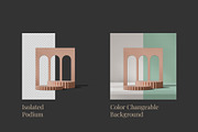 5 Podium with Transparent Background, a Background Graphic by faustudio (Thumbnail 2 of 7)