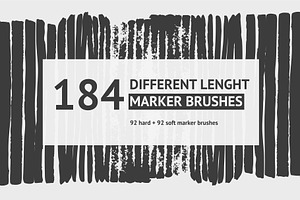 184 Vector MARKER Lines