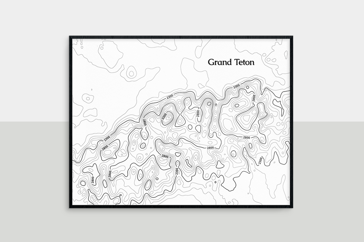 Contour Mapping II - North America, a Pattern Graphic by Hello Mart (Photo 10 of 15)