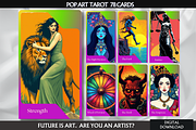 Pop Art Tarot Deck 78 Cards, a Decorative Illustration by Mugio (Thumbnail 1 of 5)