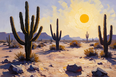 Desert landscape photograph, a Nature Photo by ComfortQ