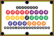 Billiard Ball - Bubble Font Types, a Font by KiddoGlyphs Studio (Thumbnail 2 of 3)