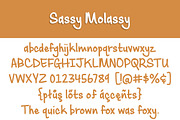 Sassy Molassy, a Script Font by Brittney Murphy Design (Thumbnail 2 of 3)