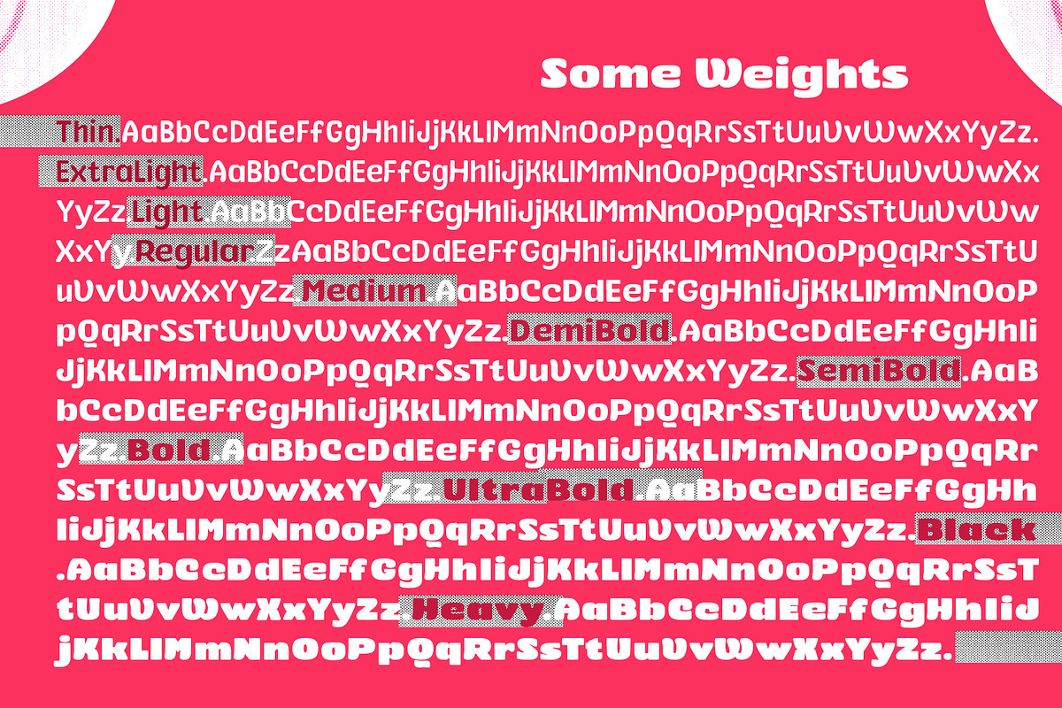 Stubby Typeface preview 5