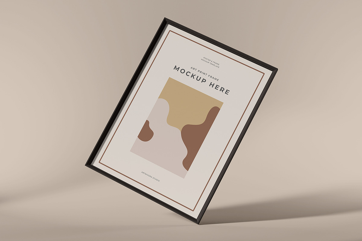 Art Print Frame Mockup, an Advertising Mockup by Artnivora.Std (Photo 2 of 4)
