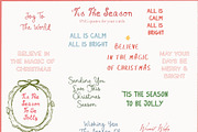 Christmas Frames Borders Templates, a Decorative Illustration by whiteheartdesign (Thumbnail 13 of 24)