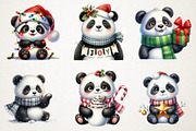 Christmas Cute Panda Sublimation, an Illustration by RobertsArt (Thumbnail 7 of 7)