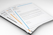 Simple Letterhead, a Stationery Template by DesignGhar (Thumbnail 2 of 3)