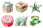 Christmas Mint Clipart, an Illustration by Daily.Designs (Thumbnail 3 of 5)
