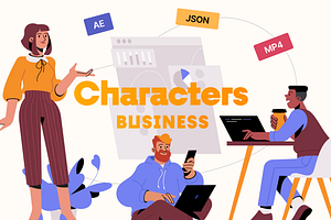 Business Characters Animations