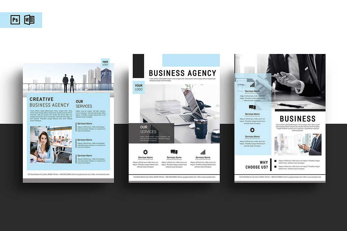 Minimal Business Flyer Bundle, a Flyer Template by Template Shop (Photo 3 of 4)