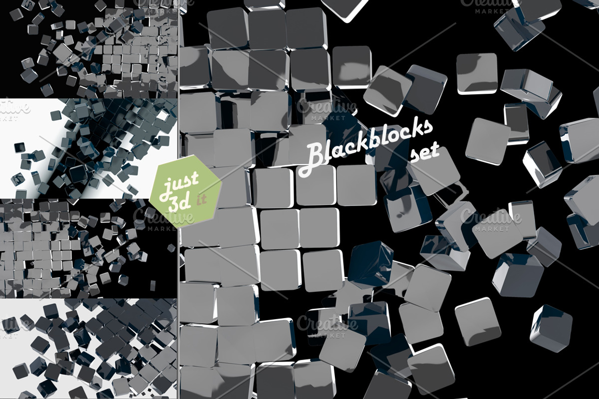 glossy blocks