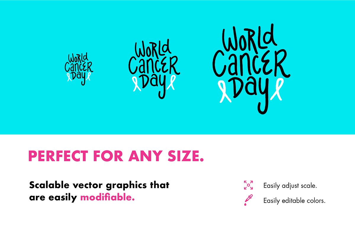 15 World Cancer Day Icons, an Illustration by Hello Mister Frank (Photo 2 of 4)