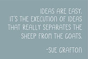 Mountain Goat, a Sans Serif Font by Rountree Design Co. (Thumbnail 8 of 8)