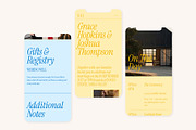 Joy — Bold Winery Wedding Template, a Squarespace Template by WebInAWeek (Thumbnail 4 of 6)