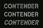 VT Contender - Vintage Display Font, a Sans Serif Font by ViactionType (Thumbnail 8 of 14)