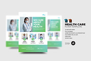 Health Care Flyer Template, a Flyer Template by Aam360 (Thumbnail 1 of 3)