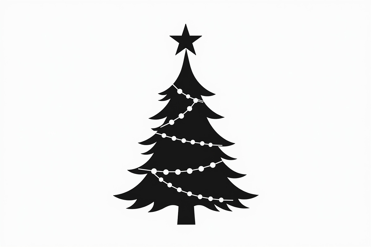 Merry Christmas Tree Clipart Collect, an Illustration by jahid234 (Photo 19 of 21)