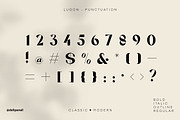 Lugon Classic Modern Typeface, a Serif Font by delipensil (Thumbnail 10 of 12)
