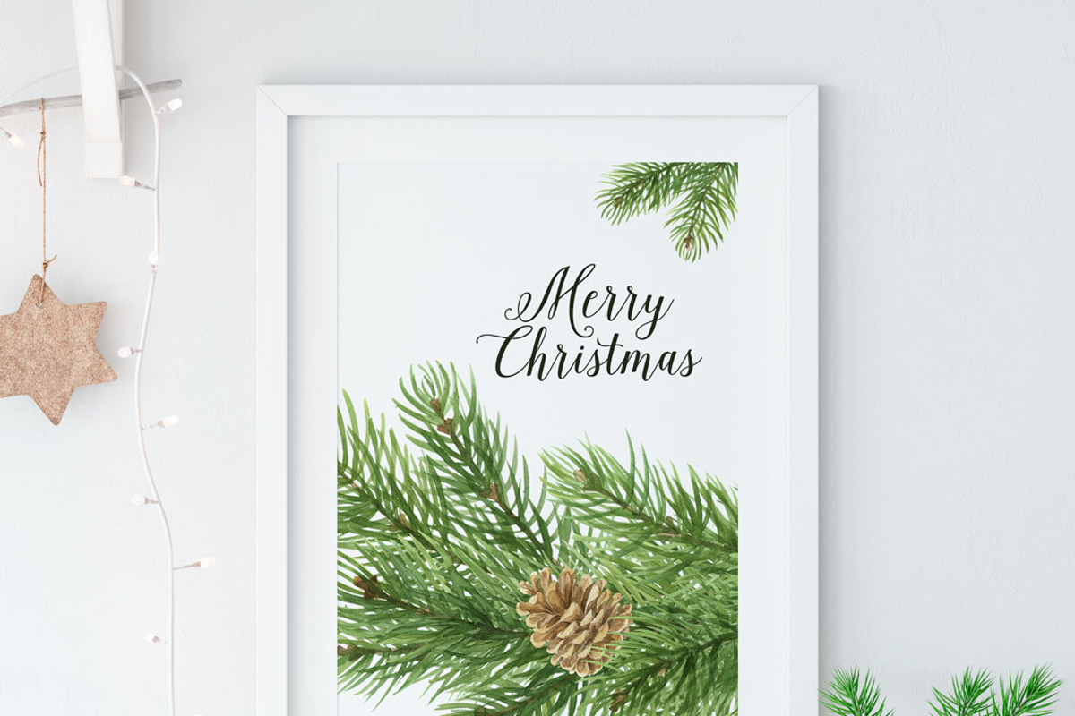 Christmas Creator Pack Watercolor, a Decorative Illustration by NataliVA (Photo 9 of 13)