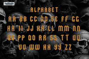 GRIND MODERN BLACKLETTER METAL FONT